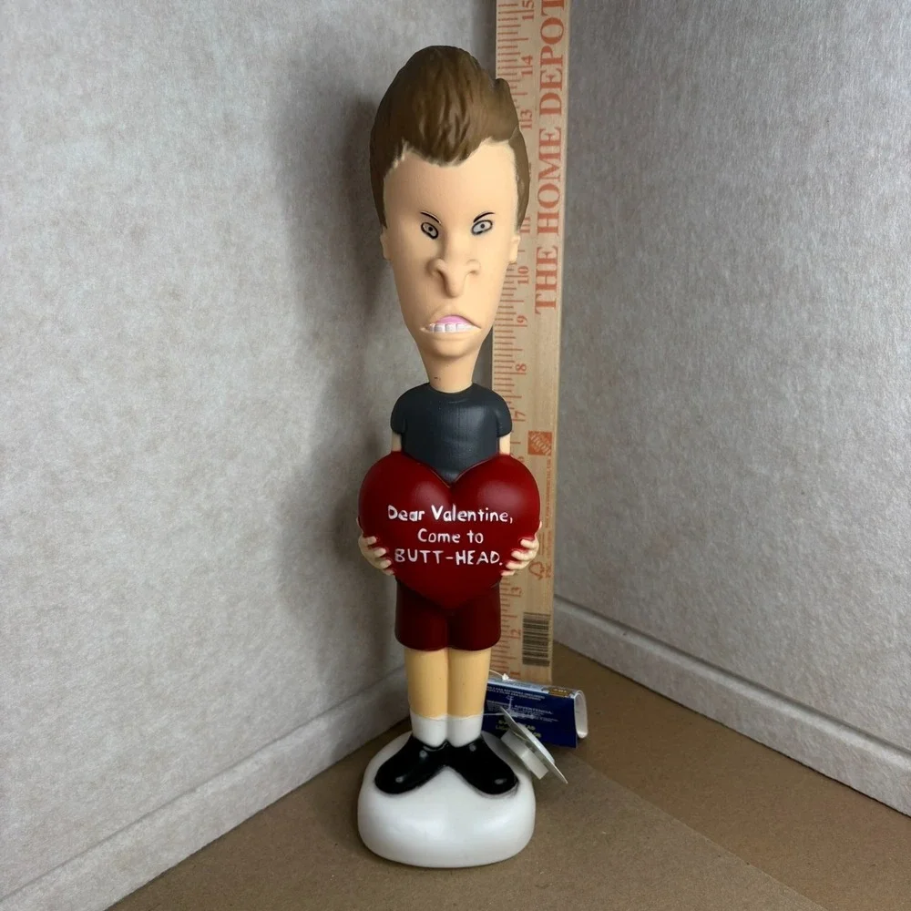 Gemmy Butt-Head Valentine Blow Mold LED Lighted 14